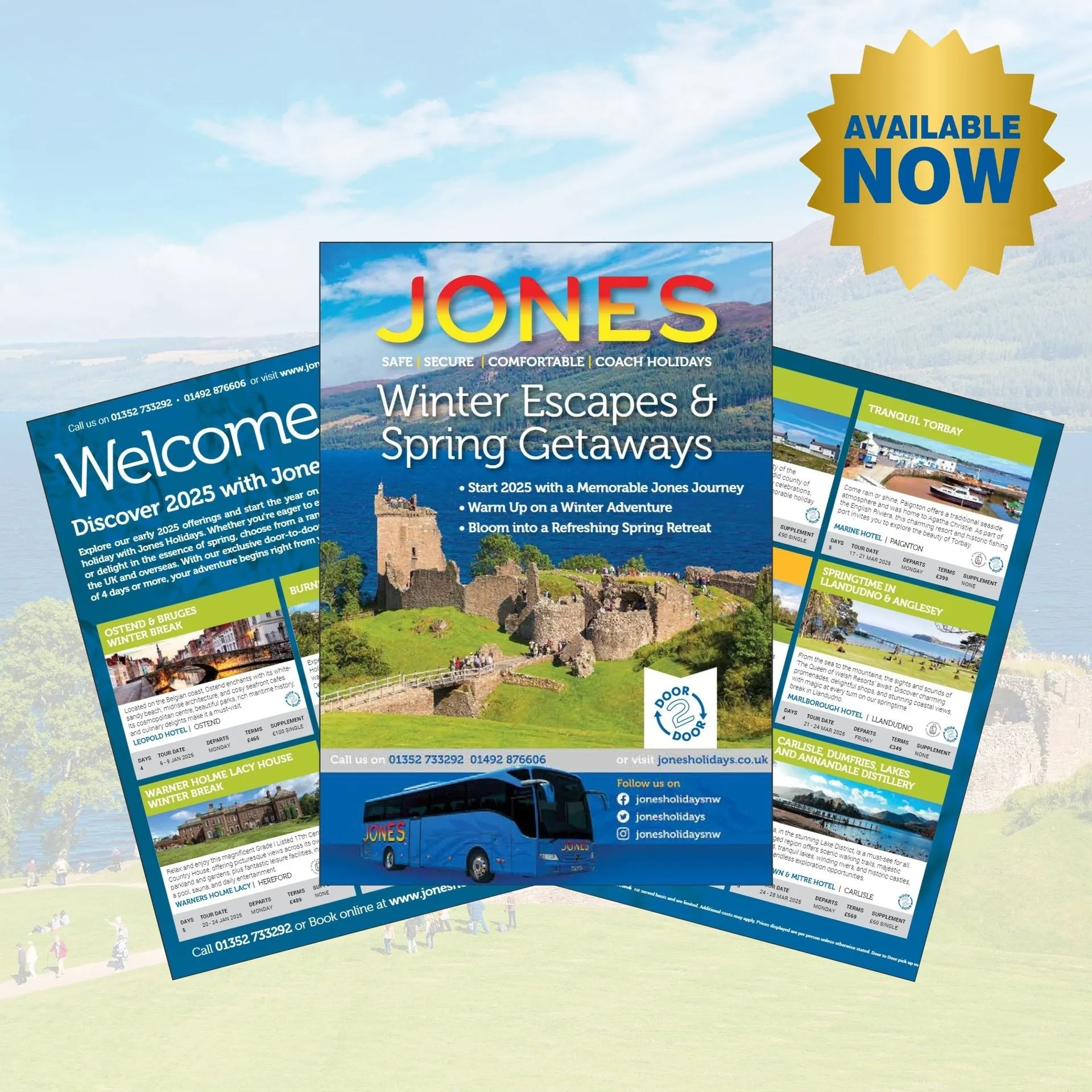 Winter Escapes & Spring Getaways 2025 Leaflet Available Now!