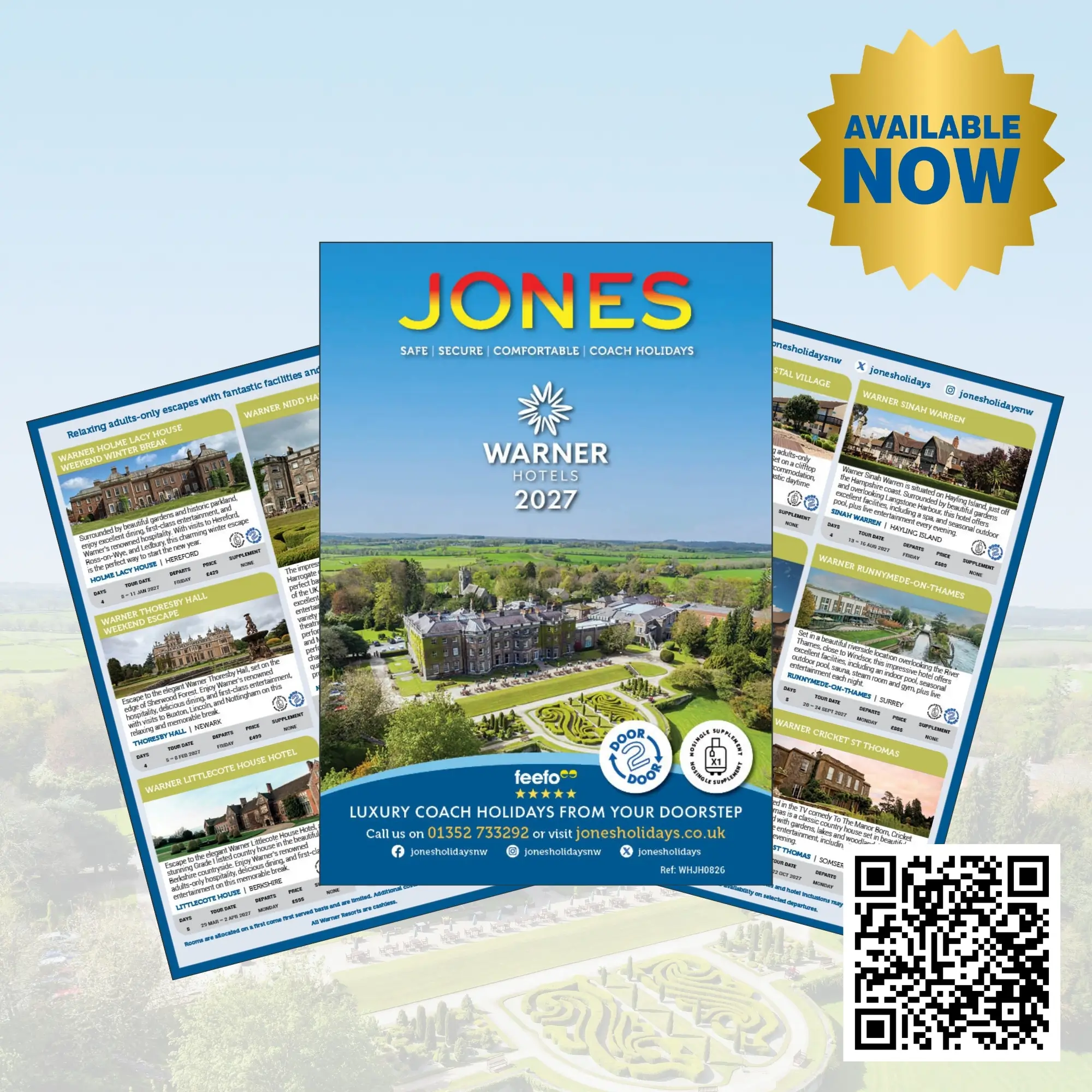 Treat yourself to relaxing Warner Hotels breaks with Jones Holidays.