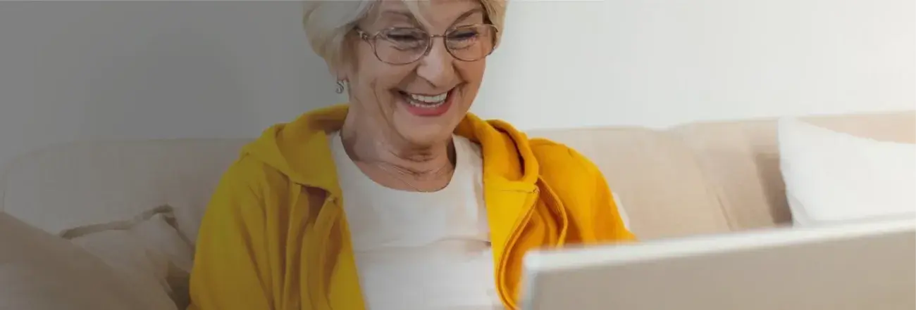 Woman at computer