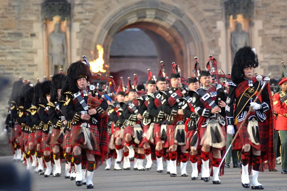 A celebration of British Military, Scottish heritage, and international culture