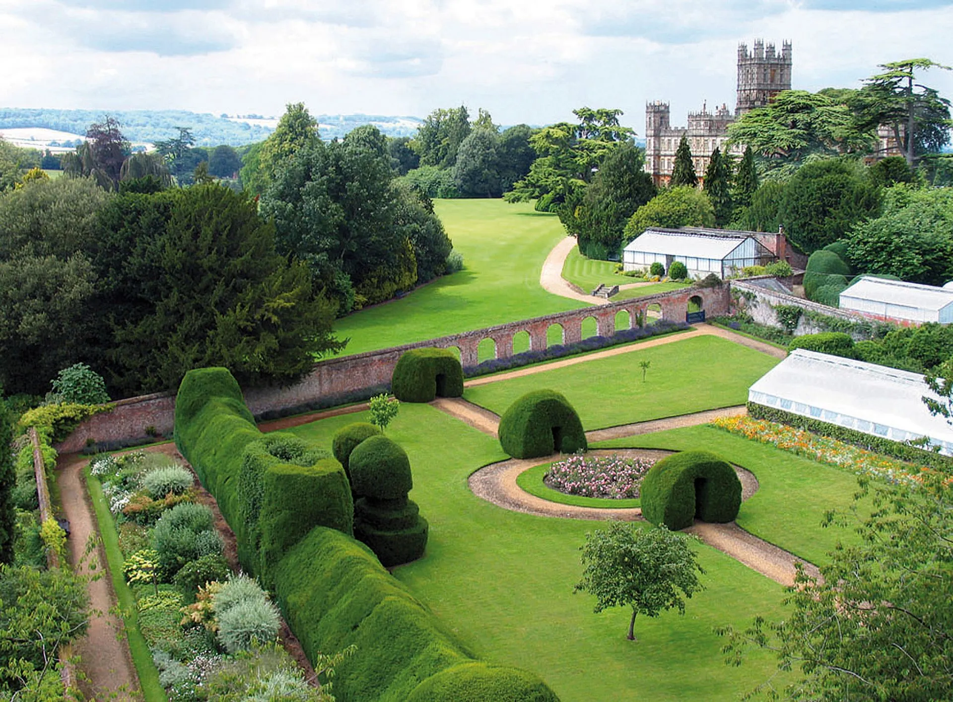 Highclere Castle Monks garden