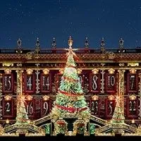 Christmas tree at Chatsworth